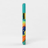 Vloeiendheid van Geluk: Abstracte Golven Case-Mate iPhone Case (Achterkant/rechts)