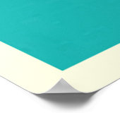 Vloeiendheid van Geluk: Abstracte Golven Poster (Hoek)