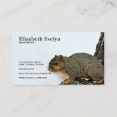 Vloeiendrik op sneeuwboom visitekaartje (Achterkant)