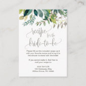 Vloeienvanger voor de Kaart van het Bride-te-zijn  (Voorkant)