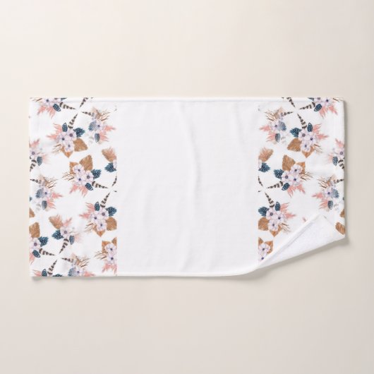 Vloeienvangerset geometrische handdoekset bad handdoek (Handdoek)