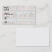 Vloeiflessen Visitekaartje (Voorkant / Achterkant)