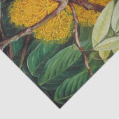 Vloeiing, bloemen en vruchten van een Mayalaanse b Tissuepapier (Detail)