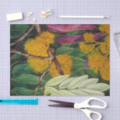 Vloeiing, bloemen en vruchten van een Mayalaanse b Tissuepapier (Craft)