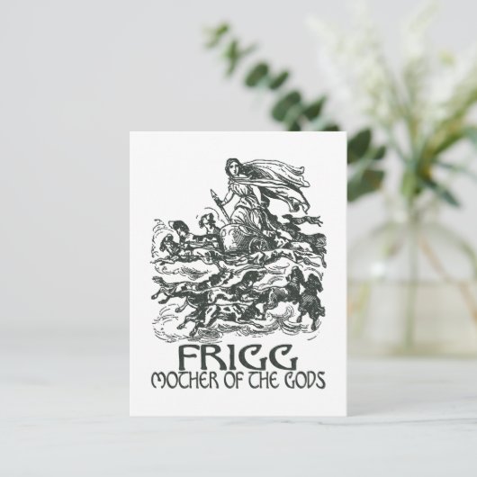 Vloeiing Briefkaart (Staand voorkant)