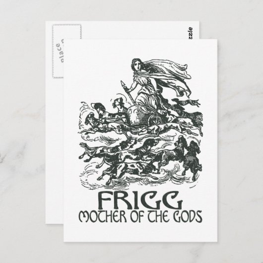 Vloeiing Briefkaart (Voorkant / Achterkant)