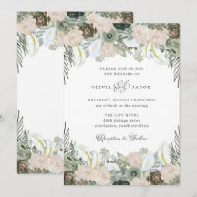 Vloeiing en Floral | Sage Green Wedding