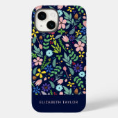 Vloeiing Modern Floral Case-Mate iPhone Case (Achterkant)