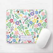 Vloeiing Modern Floral Muismat (Met muis)
