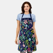 Vloeiing Modern Floral Schort (Gedragen)