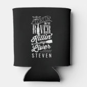 Vloeiing op de rivier Killin, mijn liefdevolle bie Blikjeskoeler (Achterkant)