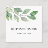 Vloeiing Vierkante Visitekaartje (Voorkant)