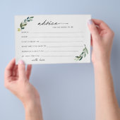 Vloeiingsadvies voor de bruid als kaart (Hand)