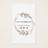 Vloeiingsgeometrisch lijst visitekaartje (Achterkant)