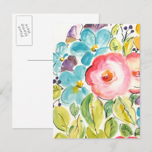 Vloeiingsverplaatsing II Briefkaart (Voorkant / Achterkant)