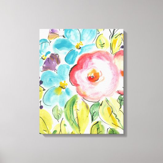 Vloeiingsverplaatsing II Canvas Afdruk (Voorkant)
