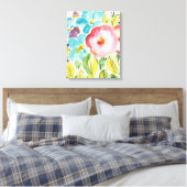 Vloeiingsverplaatsing II Canvas Afdruk (Insitu (Slaapkamer))