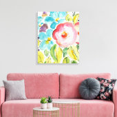 Vloeiingsverplaatsing II Canvas Afdruk (Insitu (Woonkamer))