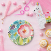 Vloeiingsverplaatsing II Papieren Bordje (Feest)