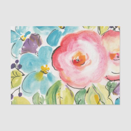 Vloeiingsverplaatsing II Tissuepapier (Voorkant)