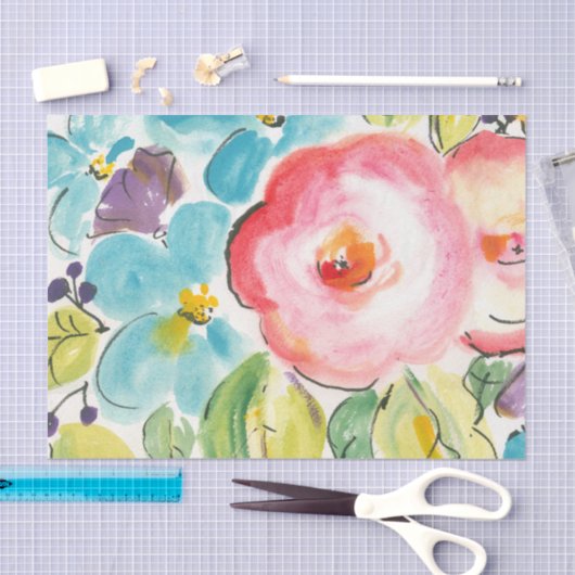 Vloeiingsverplaatsing II Tissuepapier (Craft)