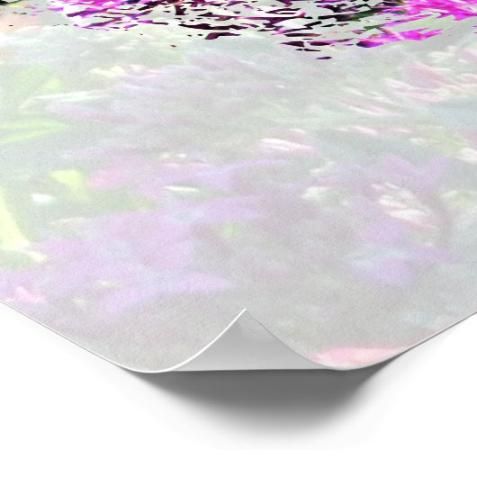 VLOEISBARE VLOERLIJKE EN BUTTERFLES SERENITY PRAYE POSTER (Hoek)