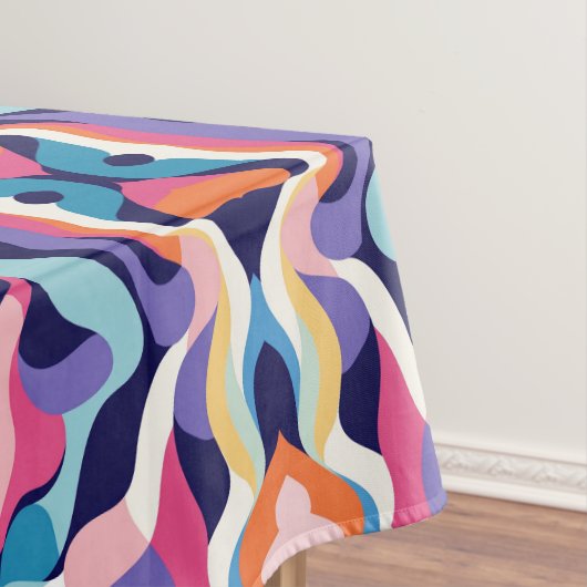 Vloeistof abstract tafelkleed (Voorbeeld)