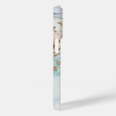 Vloeistof Abstracte alcoholinkt Magenta Gold Blauw Case-Mate iPhone Case (Achterkant / Rechts)