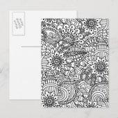 Vloeistof Briefkaart (Voorkant / Achterkant)