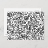 Vloeistof Briefkaart (Voorkant / Achterkant)