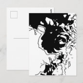 Vloeistof Briefkaart (Voorkant / Achterkant)