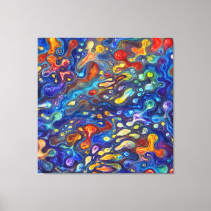 Vloeistof Canvas Afdruk