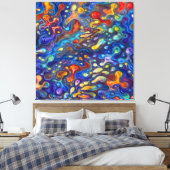 Vloeistof Canvas Afdruk (Insitu (Slaapkamer))