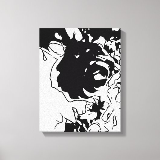 Vloeistof Canvas Afdruk (Voorkant)