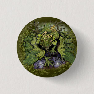 Vloeistof Dragon~Button Ronde Button 3,2 Cm