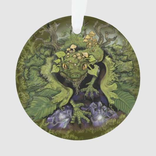 Vloeistof Dragon~magnet Ornament (voorkant)
