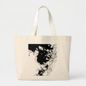 Vloeistof Grote Tote Bag (Voorkant)