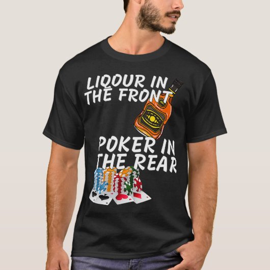 Vloeistof in de voorpoker achteraan _2  t-shirt (Voorkant)