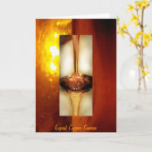 Vloeistof, Koper, Zonsopgang - glad Wenskaart Kaart (Gele Bloem)