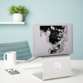 Vloeistof Sticker (Laptop op bureau)