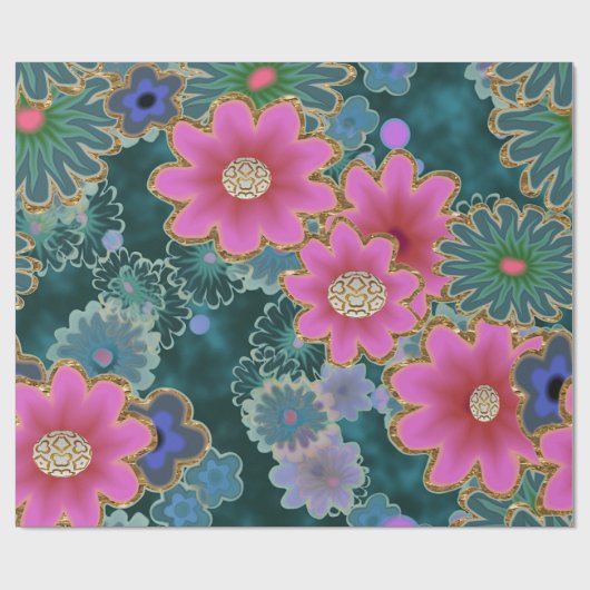 Vloeistofexplosie van het stroomverbruik cadeaupapier (Vlak)