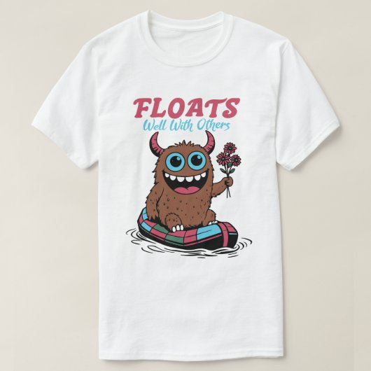 Vloeistoffen goed met anderen t-shirt (Design voorkant)