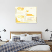 Vloeistoffen, tabak, whisky canvas afdruk (Insitu (Slaapkamer))