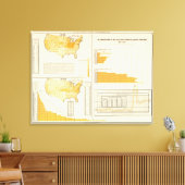 Vloeistoffen, tabak, whisky canvas afdruk (Insitu (Woonkamer))