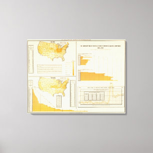 Vloeistoffen, tabak, whisky canvas afdruk