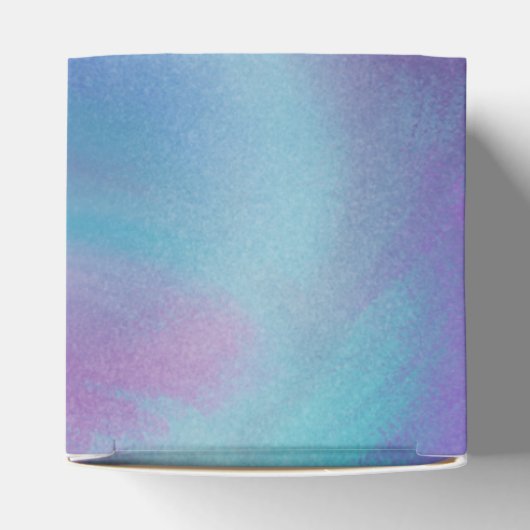 Vloeistofinkt kleurrijk Paars marmer draf Dank u w Bedankdoosjes (Bovenkant)