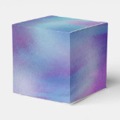 Vloeistofinkt kleurrijk Paars marmer draf Dank u w Bedankdoosjes (Achterkant)