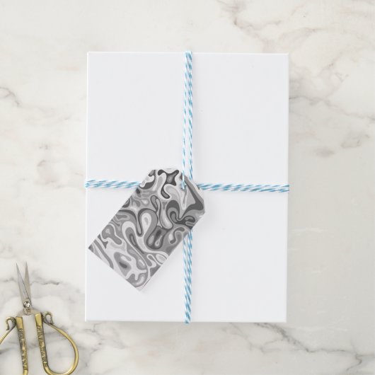Vloeistofoppervlak 13 cadeaulabel (Met Touw)