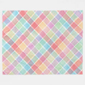 Vloeistofpatroon van lentekleuren fleece deken (Voorkant (Horizontaal))