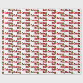 Vloeistoftekst voor kerst cadeaupapier (Vlak)